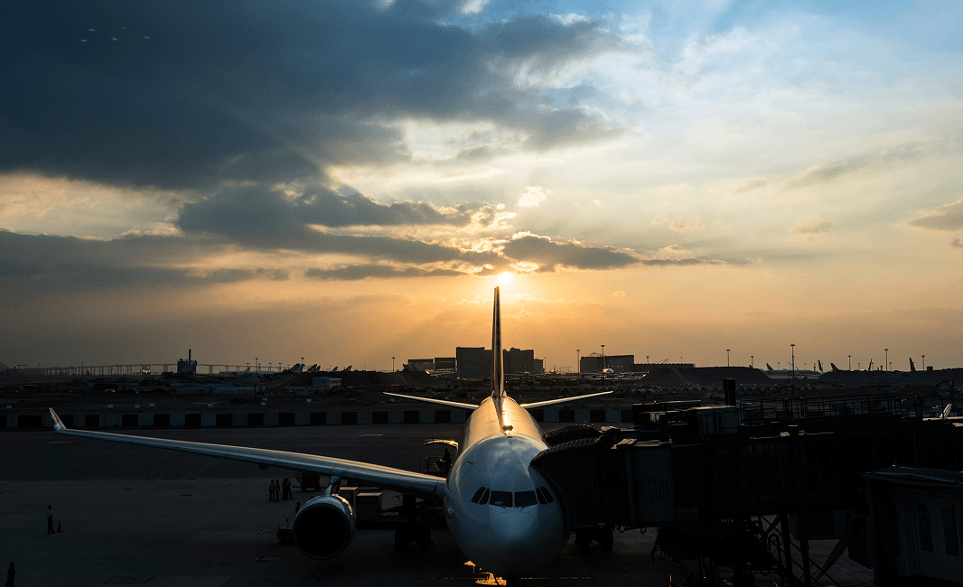 Airplane at Islamabad International Airport, just minutes from Cyrus One.